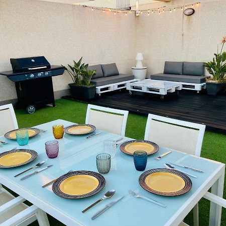 Ferienwohnung Patacona Premium Penthouse Sea Views & Barbecue Valencia Exterior foto